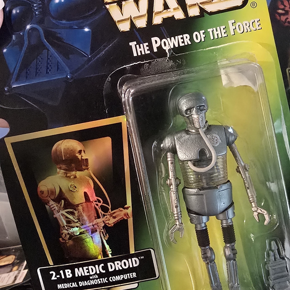 Star Wars 2-1B Medic Droid Figure with Silver and Gray